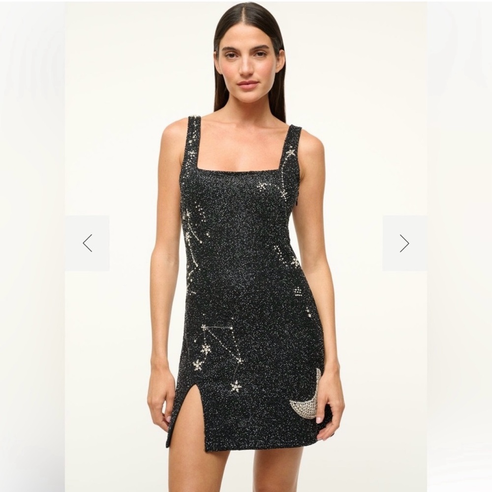 STAUD Le Sable Mini Dress - Starry Night